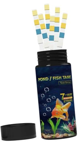 Wasserteststreifen 50 Stück Pvc 7-in-1 Präzise Messung