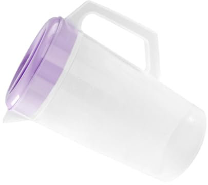 CIYODO Wasserkrug Mit Deckel Getränkekrug Aus Kunststoff Großes Fassungsvermögen Für Kaltes Wasser Saftkrug Hitzebeständig Haushaltsteekanne Für Saft Bier Eistee Und Selbstgemachte