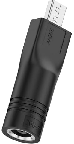 Fluxioxtna Highly Power DCs To Square Plug Connectors Laptop Adapter 200W Supports Quick Charging For Home Office And Travel