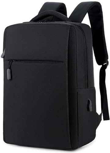 Mixroom Zaino Laptop Borsa Porta PC Portatile per Computer Custodia Notebook fino ai 15 Con Attacco USB Colore Nero Z8