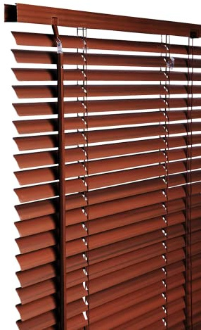 PVC Venetian Blind Blinds Easy Fit Curtains Trimmable with Metal Headrail & Fittings Windows Treatment Shutters Twist Open Close Pay only 1 Flat shipping £3.99 for multiple buying(Walnut 195W x 150L)