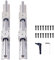 ONLISUM Linearschiene Linearführung SBR16 1000mm 2 Stück Linear-Schienenwelle 4 Stück SBR16UU Lagerbock CNC-Kit Linearschienen und Lager-Kit für Automatisierte Maschinen und Anlagen