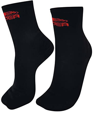 Edea Calcetines para patinar, color negro, talla L
