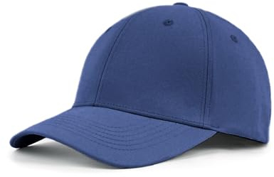 Zylioo M/L/XL/XXL - Gorras de béisbol para hombre, espalda cerrada, para cabezas grandes, protección solar, gorra de golf para correr, para mujer, atlética, no ajustable, gorras deportivas, azul