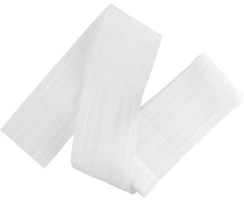 Ruban Fronceur de Rideau,3 m x 8.5 cm Rouleaux de rideau à passants Avec cordon de serrage,Doublure de Rideau Détachable,Ruban Plissé Rideau en polyester,pour Rideau