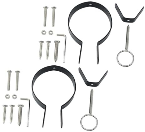 Gatuida 2 Sets Spanish Ham Rack Accessories Iron Ham Stand Parts Simple and Practical Design for Kitchen and Home Use