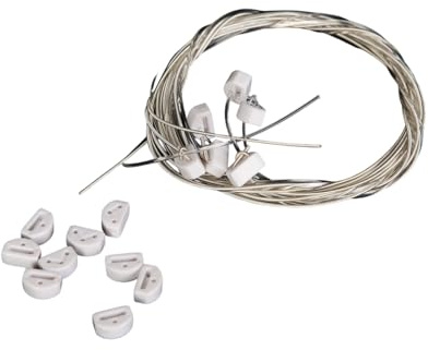 Juego de cuerdas de nailon para guitarra clásica de grado profesional con cuentas de puente de bloqueo, tacto suave y sonido de nivel de concierto para guitarra clásica