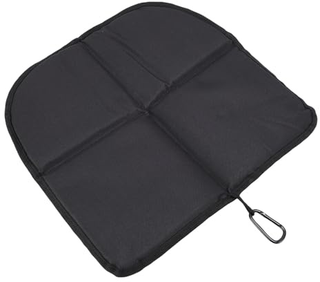 Riuulity Lot de 2 Coussins D'assise Confortables, Imperméables, épais, Pliables, pour Randonnée en Plein Air, avec Crochet de Suspension, Tapis de Camping Portable pour Randonnée, Pique-Nique, Coton