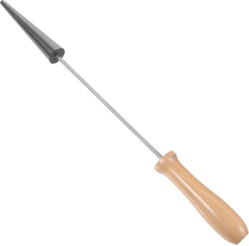 Alipis Molde de Fundición de Grafito para Lampwork y Productos de Vidrio, Herramienta Resistente al Calor y Estable para Moldear y Ampliar Orificios