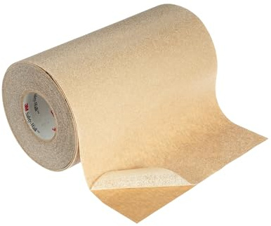 Safety-Walk 3M Alfombrilla Alta Agresividad Soporte Flexible 600 Series, Transparente, 102 mm x 18.3 m