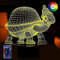3D Schildkröte Lampe USB-Kabel Fernbedienung 7/16 Farben Amazing Optical Illusion 3D wachsen LED Lampe Formen Kinder Schlafzimmer Nacht Licht für Kinder Schlafzimmer Geburtstagsgeschenke Geschenk