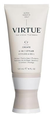 VIRTUE Create 6-in-1 Styling Cream, Heat Protectant, Frizz-Control, 4 Fl Oz