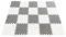 20 Pieces Foam Square Tiles, Interlocking Floor Tiles, Foam Play Mat Baby, Puzzle Floor Mats, Puzzle Play Mat for Kids, Exercise Gym Workout Mats – Color of Gray & White