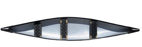 Galaxy Kayaks Kanu 2-3 Sitzer (aus recyceltem LEPD) Canadier UV beständig Familienkanu Tagestouren, Farbe:(R) red