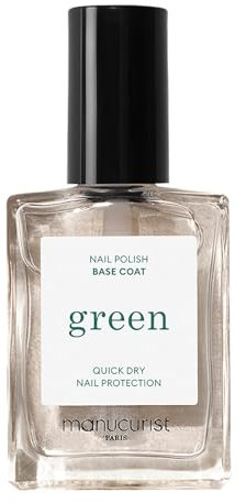 MANUCURIST • Green Base Coat • Base Coat • 9-Free • 78,5% bio-basiert • 15 ml Flasche