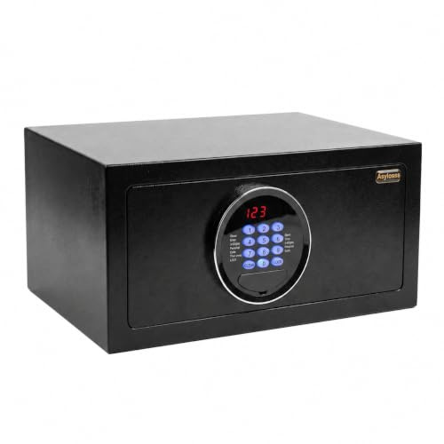 Hotel Security Safe with Admin Code, Backup Key & LED Keypad