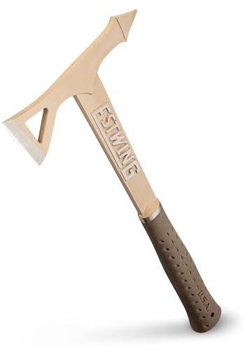 ESTWING Tomahawk Axe - 16.25 USA Made Lightweight Hatchet with Forged Steel Construction & Shock Reduction Grip - ETTA
