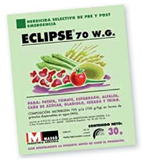 MASSO Herbicida selectivo Eclipse 70 WG para Patata, Trigo, Alfalfa, Cebada,Tomate y Otros