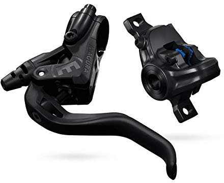 Magura MT Sport, 2-Finger Bremse inkl. Carbotecture®-Hebel, Links/rechts verwendbar, 2.200 mm Leitungslänge, Einzelbremse, inkl. Zubehör (VE = 1 Stück)