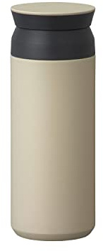 KINTO 20949 Travel Tumbler, 16.9 fl oz (500 ml), Sand Beige, Double Wall Vacuum Construction, Heat and Cold Retention