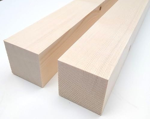 Kanthölzer,Holzriegel, Holzpfosten 6x6cm stark. Eiche, Buche, Kernbuche, Kirschbaum, Ahorn Nussbaum, Tanne. Sonderlängen 100-200cm. (Tanne, 200cm lang)