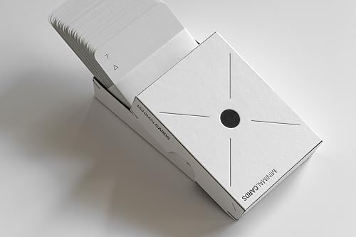 MINIMALCARDS® | minimalistische Design Spielkarten in blickdichter Casino Qualität aus Berlin | Professionelles Kartenspiel aus umweltfreundlichem Spielkarton für Poker Bride Black Jack Skat