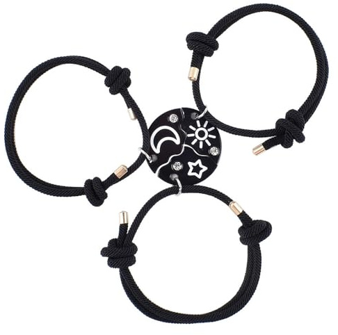AffeGifts Bracciali Amicizia per 3,Ragazze BFF Braccialetto Amicizia Braccialetti Amicizia Corrispondenza Braccialetti per I Migliori Amici Regali per Il Compleanno, Laurea ﻿