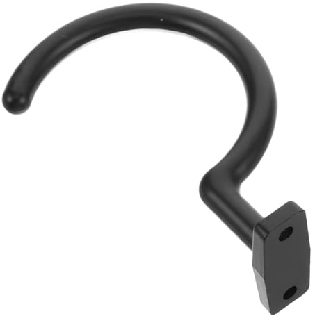 Toyvian Gancho para Billar de Metal Resistente al Desgaste Soporte Multifunción para Mesa de Billar Gancho Lateral Negro para Tacos y Triángulos Accesorio Práctico Ahorro de Espacio