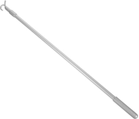 NUOBESTY Varilla para Persianas Ajustable de 81 CM en Aleación de Aluminio, Barra de Tiro para Cortinas de Ventanas y Puertas Corredizas, Accesorio para Uso en Interiores