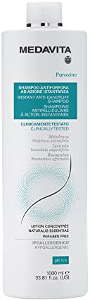 Medavita, Puroxine Anti-Schuppen-Shampoo, sofortige Wirkung, pH 5,5, 1000 ml