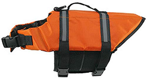MoonyLI Hund flytväst ripstop pet flytväst justerbar hund livräddare reflekterande väst Pet Life Preserver uppblåsbar säkerhetsjacka för hundar räddningsväst hund flyter