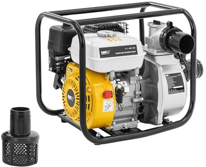 MSW MSW-GP-110 Pompe à eau thermique/Pompe de relevage eaux usées 7 CV 3600 tr/min 60 m³/h Motopompe Motopompe thermique