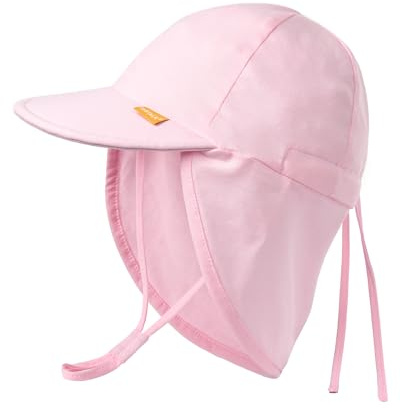 FURTALK Chapeau de Soleil pour bébé avec Rabat sur la Nuque UPF 50+ Réglable Garçons Filles Chapeau d'été Plage