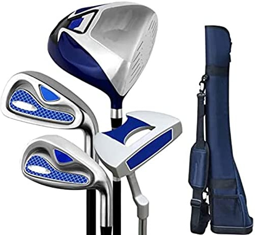 WTLONBF Juego Completo de Palos de Golf de 4 Piezas para diestros, para Hombre y Mujer, con Bolsa pequeña.
