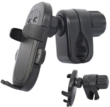 Duroecsain Soporte para Smartphone Scooter Ajustable Cochecito Smartphone Soporte con Abrazadera Soporte para Cinta de Correr Bicicleta Fitness Navegación Viajes Videos