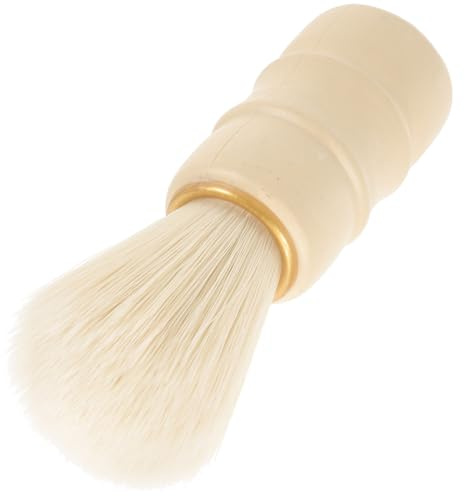 Rasierpinsel Bartbürste aus Kunststoff, Beige für Männer