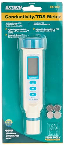 Extech EC150 Conductivity, TDS and Temperature Meter, Waterproof Pen