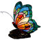 Bieye L30040 9 Zoll Schmetterling Tiffany-Stil Glasmalerei Schreibtischlampe