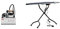Lelit Ps25 Ferro Da Stiro Con Caldaia Inox Separata Ad Alta Pressione E Tappo Di Sicurezza, Acciaio Inossidabile, Argento/Nero & Pa173 Asse Da Stiro Aspirante Riscaldato Pieghevole, Metallo