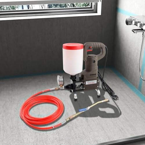 L-home 1100W 2L Fußbodenfugenmaschine, Hochdruck-Einspritzpumpe, Injektionsperfusionsmaschine für Betonrisse Leckage Reparatur in Wasser Pool Haus Dachverfugung Injektionsmaschine Betonreparatur Riss