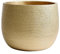 Olly & Rose Barcelona Keramik-Blumentopf – Blumentöpfe – Pflanztöpfe für drinnen und draußen (Gold, 40 cm)
