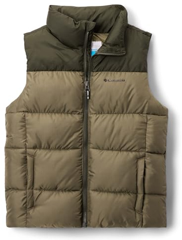Columbia Puffect Vest, isolamento Thermarator, Protezione per il mento, Tasche di sicurezza, Polsini elasticizzati - Unisex per ragazzi