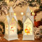 Lanterne Decorative Natalizie con Led,2 Pezzi Lanterna di Natalizia, Lanterne Natalizie Decorazione,Decorazione Natalizia Lanterne Natalizie,Lanterne Decorative Natalizie,Lanterne Natalizie a Led