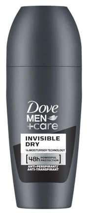 6-pack – DOVE män + Care deodorant Invisible Dry deoroller – 50 ml