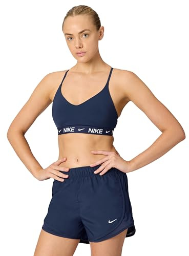 Nike Women's Indy Light Support Padded Adjustable Sports Bra, Midnight Navy, Small