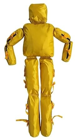 Water Rescue Training Dummy – Heavy-Duty 1680D Oxford Cloth, PVC Coated, for Lifesaving Drills, Crash Tests, and Wrestling Practice (Yellow, 20kg)