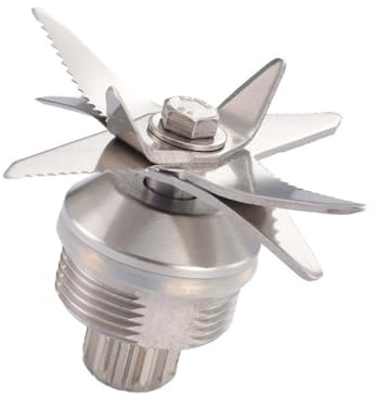 Vynetra Cabezal de repuesto de acero inoxidable de 8 cuchillas de alto rendimiento para varios ingredientes y modelos de licuadoras de acero inoxidable