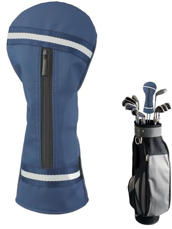 Copritesta Da Golf In Peluche - Avvolgimento Con Chiusura Elastica, Fodera Protettiva Morbida, Design Elasticizzato Durevole | Manicotto In Legno, Attrezzatura Da Golf Per Uomo E Donna, Opzione Regalo