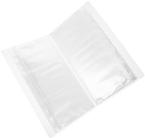 SUPVOX Album Trasparente per Carte da Collezione e Biglietti Aerei in Materiale Pp, Leggero e Resistente, Protezione Anti-Polvere per Collezionisti e Appassionati di Cartoline