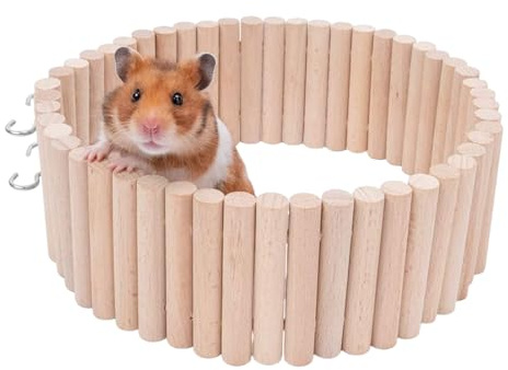 Puente para Hámster de Madera - Plegable de Madera para Animales Pequeños | Escalera Puente para Roedores,Para Ratones, Chinchillas, Reptiles, Jerbos, Ardillas Listadas, Petauros del Azúcar, Mascotas